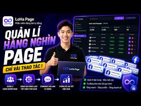 Cách quản lí hàng nghìn page nhanh và tự động